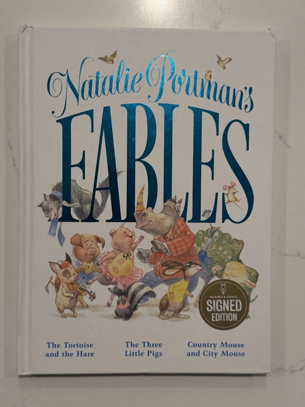 SIGNED Natalie Portman Autographed Bookplate - Natalie Portman's Fables #2